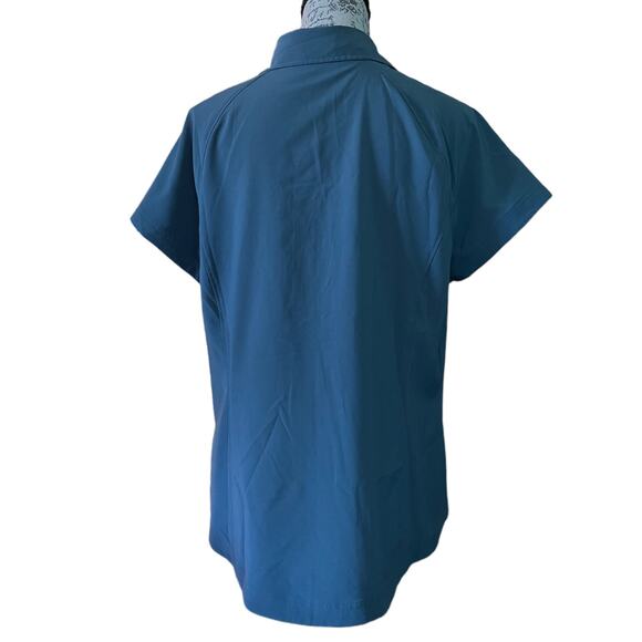 32 Degrees Cool Outdoor Performance Button Front Shirt Medium - Picture 2 of 4